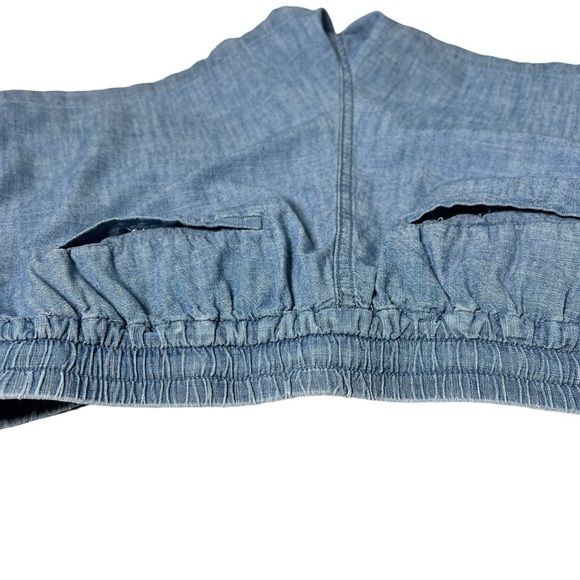 J. CREW Point Sur Seaside Chambray Drawstring Shorts Women's Size XS - Picture 13 of 16